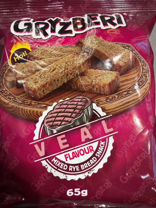 Gryzberi Roggenmischbrot Kalbfleisch 65g.