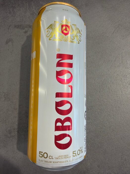 Bier Lager Obolon  5,0% 0,5l.